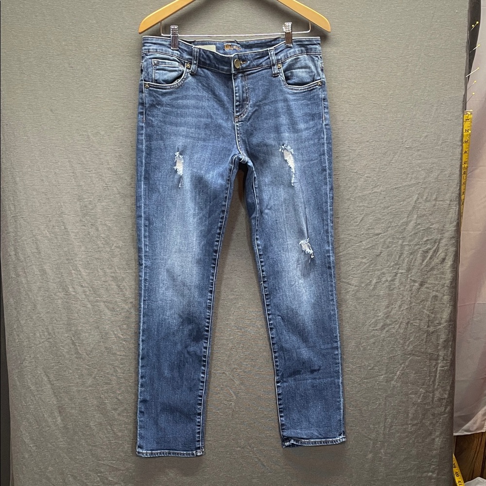 Kut from the Kloth Classic‎ Blue Straight Leg Jeans